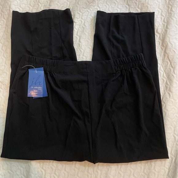 NWT J.H. Collectibles Eva Black Pant Women’s 16W Short Cozy Stretchy Lightweight - Picture 6 of 11